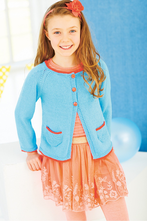Summer Girls Cardigan Knitting Pattern