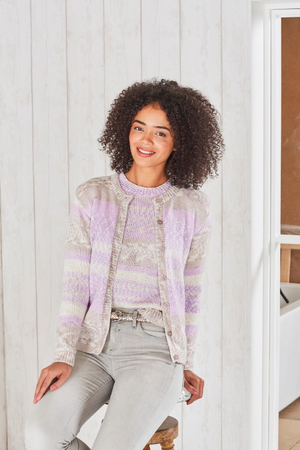 Cardigan and Sweater in King Cole Fjord DK (5696)