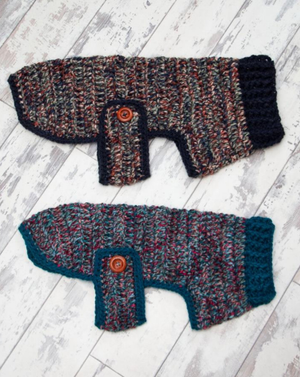 Dog Jumper in Cygnet Helter Skelter Chunky (CY1268) - PDF - Print at Home