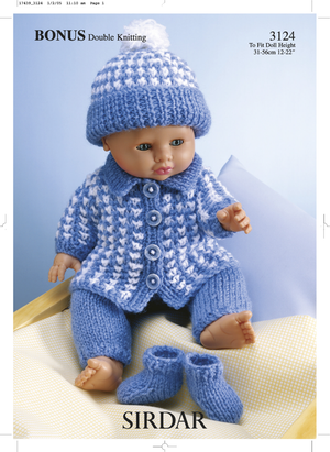 Doll's Outfit in Hayfield Bonus DK (3124)
