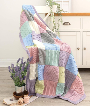 Provence Blanket in Emu Classic DK (1020)