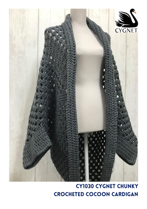 Cocoon Cardigan in Cygnet Chunky (CY1030) - PDF - Print at Home