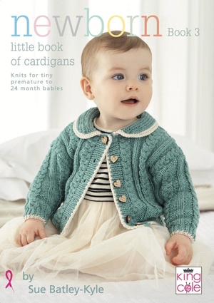 King Cole Newborn Book 3 - Little Book of Cardigans