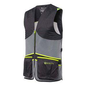 Full Mesh Vest - Ebony & Ice Grey