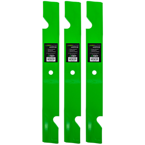 LawnRAZOR Notched High Lift Blade For Exmark Toro 103-2530 103-2530-S 1-633483 133-2127 | 3-PACK