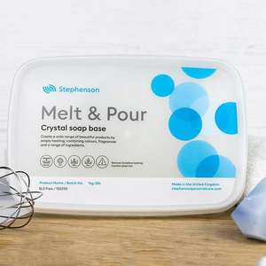 Stephenson SLS & SLES Free Clear Melt & Pour Soap Base 1kg