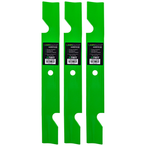 LawnRAZOR Notched High Lift Blade For Toro 117-1156-03 | 3-PACK
