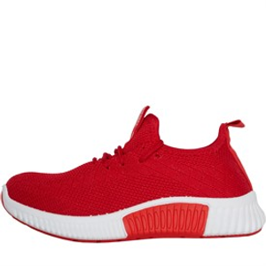 Crosshatch Boys Rideout Trainers Red