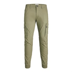 JACK & JONES Mens Paul Warner AKM 111 Cargo Pants Olive Night