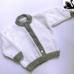 Cardigan in Cygnet Glittery DK (CY1143)  - PDF - Print at Home