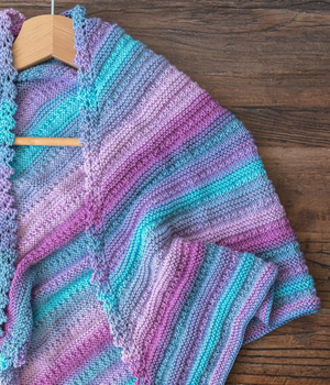Triangle Shawl Knitting Pattern