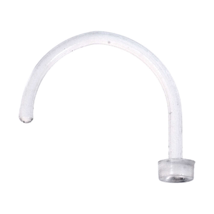 Blue Banana Acrylic 1.2mm Nose Wire Retainer (Transparent)
