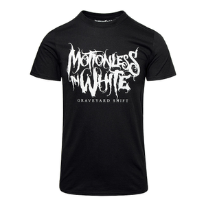 Official Motionless In White Graveyard Shift T Shirt (Black)