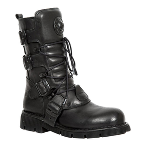 New Rock M.1473-S49 Comfort-Light Calf Boots (Black)