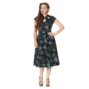 Banned Proud Peacock Dress (Blue)