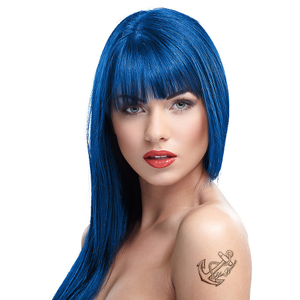 Crazy Color Semi-Permanent Hair Dye 100ml (Capri Blue)