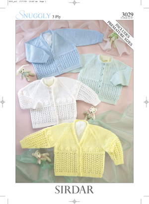 Cardigans in Snuggly 3 Ply (3029)