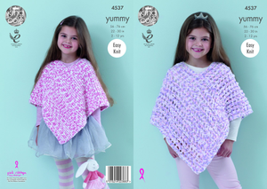Ponchos in King Cole Yummy (4537)