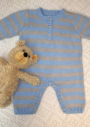 Romper and Hat in Baby Pato DK (CY1001) - PDF - Print at Home