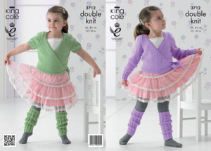 Ballet Cardigans and Leg Warmers in King Cole Comfort Baby DK (3712)