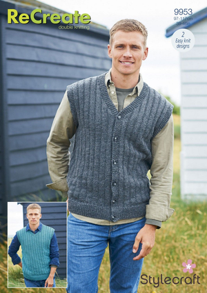 Tank Top and Waistcoat in Stylecraft ReCreate DK (9953)