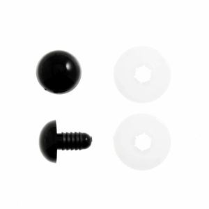 Trimits Toy Eyes - Solid Eyes - 9mm - Black (CF047)