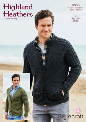 Cardigans in Stylecraft Highland Heathers DK (9866)