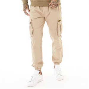 Bench Mens Devvie Cargo Pants Stone