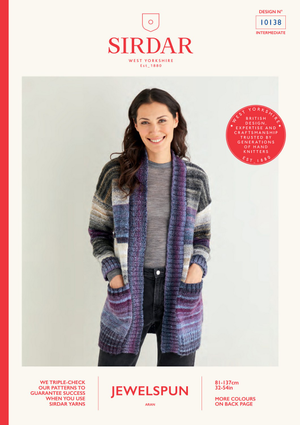 Cardigan in Sirdar Jewelspun (10138)