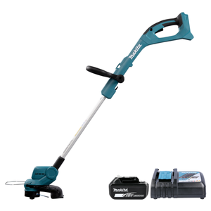 Makita Line Trimmer DUR193Z 18V LXT Cordless Cutting Width 260mm With Loop Handle With 1 x 6.0Ah Battery & Charger