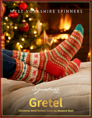 Gretel Socks in West Yorkshire Spinners Signature 4 Ply (DFP0025) - PDF - Print at Home