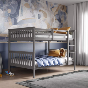 Flair | Tetrad Detachable Small Double Bunk Bed - Grey | BedKingdom