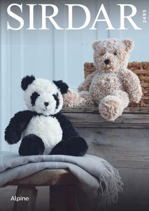 Panda and Teddy Bear in Sirdar Alpine (2495)