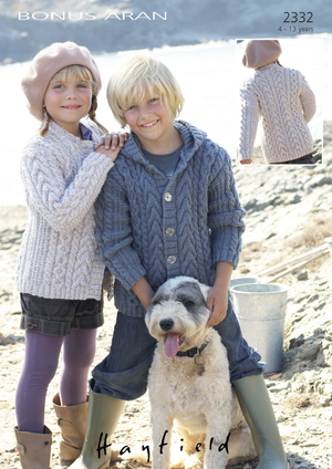 Jacket and Hoodie in Hayfield Bonus Aran (2332)