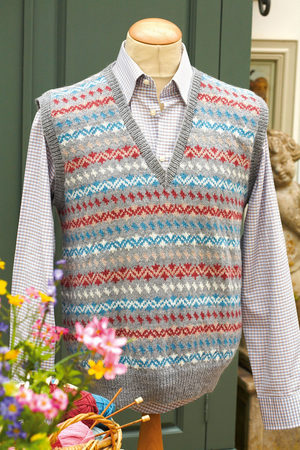Vintage Mens Slipover Knitting Pattern
