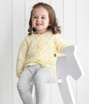 Classic Child's Lace Cardigan in Emu Treasure DK (2012)