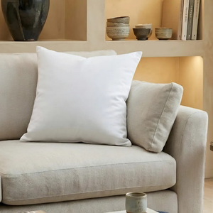 Premium 100% Cotton Cover Hollowfibre Cushion Pad - 20x20 Inches