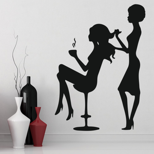 Hairdresser Salon Wall Sticker