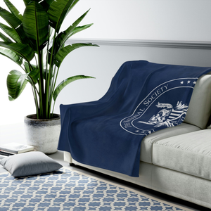 Velveteen Plush Blanket with NSLS Seal