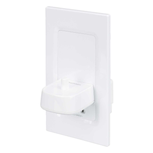Electric Toothbrush Charger and Shaver Socket White