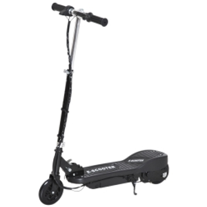 HOMCOM Folding Kids Electric Scooter Ride on Toy, Age 7-14-Black
