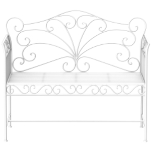 Outsunny Heavy-Duty Garden Bench-White