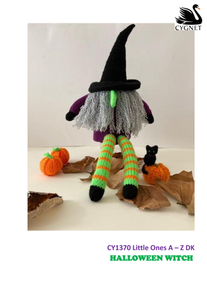Halloween Witch in Cygnet Little Ones DK (CY1370) - PDF - Print at Home