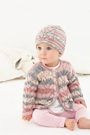 Sweater, Cardigan and Hats in King Cole Drifter Baby DK (5846)