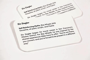 Art Gallery Placard