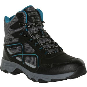 Regatta Womens Lady Vendeavour ISOTEX Waterproof Walking Boots - 4 UK / Black/Deep Lake