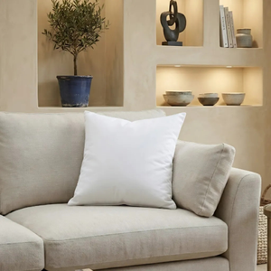 Premium 100% Cotton Cover Hollowfibre Cushion Pad - 18x18 Inches