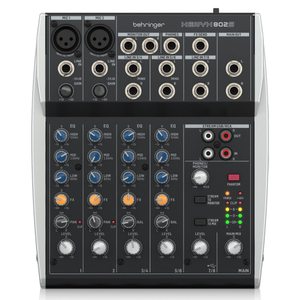 Behringer Xenyx 802S Premium Analog 8-Input Mixer w/ USB Streaming Interface