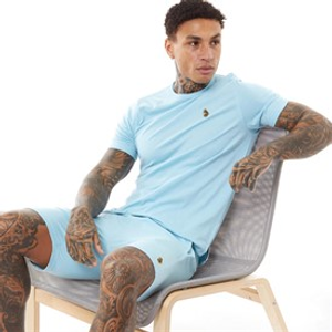 LUKE 1977 Mens Trousersnake T-Shirt And Shorts Set Light Blue
