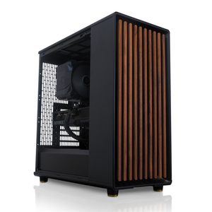 AWD-IT Fractal North Black Ryzen 7 5700X NVIDIA RTX 5070 12GB AI Desktop PC for Gaming